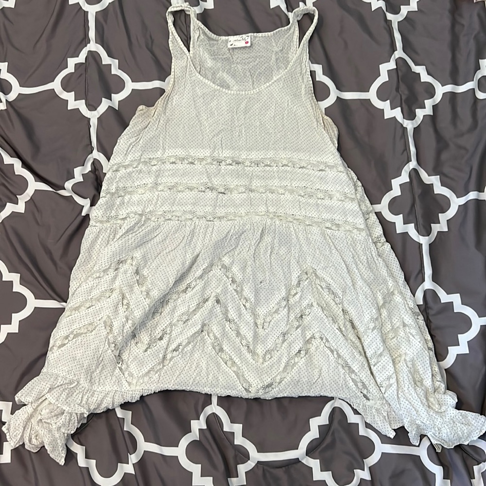 Free People Lace Tunic Top